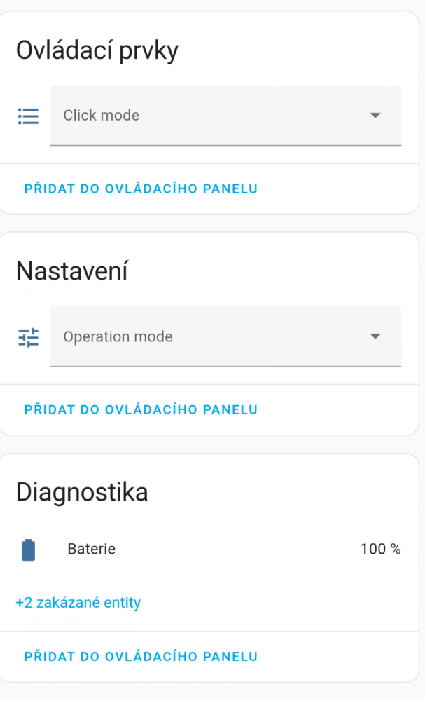 AQARA Switch H1 v Home Assistant