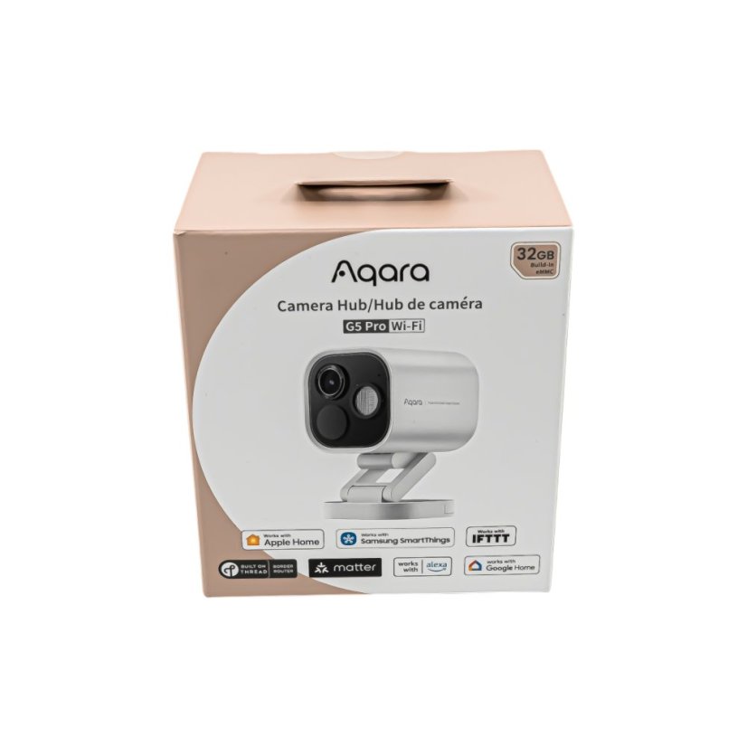 AQARA Camera Hub G5 Pro - chytrá IP kamera - venkovní - Barva: Šedá, Připojení: WiFi 2,4 GHz, Stav produktu: Použitý