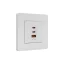 MOES USB Wall Outlet - USB nástěnná nabíječka - Barva: Bílá, Maximální nabíjecí výkon: 30 W, Stav produktu: Použitý