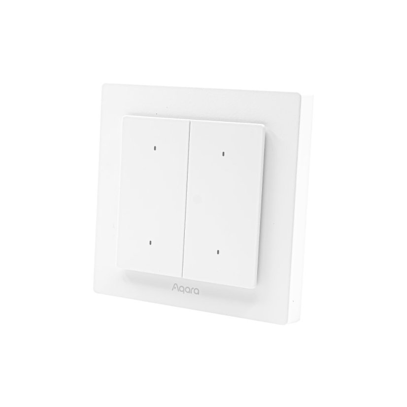 AQARA Light Switch H2 EU - Zigbee chytrý vypínač - Počet spínačů: 2, Stav produktu: Nový