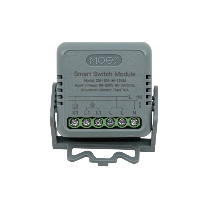 MOES MiNi Smart Switch Module - Zigbee DIY spínač světel - Počet spínačů: 3, Maximální proud: 10 A