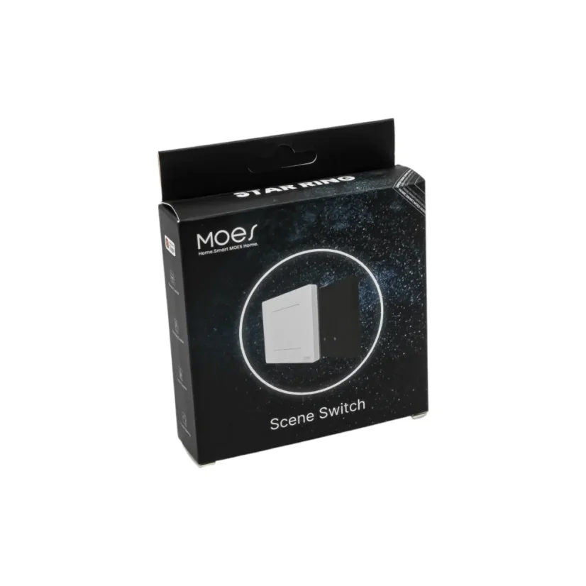 MOES Scene Switch - Zigbee spouštěč scén - Barva: Šedá, Počet spínačů: 3, Stav produktu: Použitý