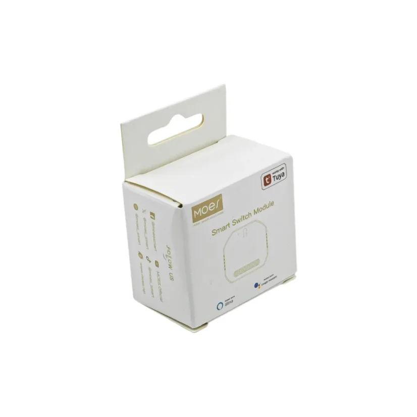 MOES Smart Switch Module - Zigbee DIY spínač světel - Neutrální vodič: vyžaduje "N" vodič, Počet spínačů: 2, Maximální proud: 10 A