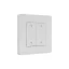 MOES Smart Dimmer Switch - Zigbee chytrý vypínač - Barva: Bílá, Počet spínačů: 2