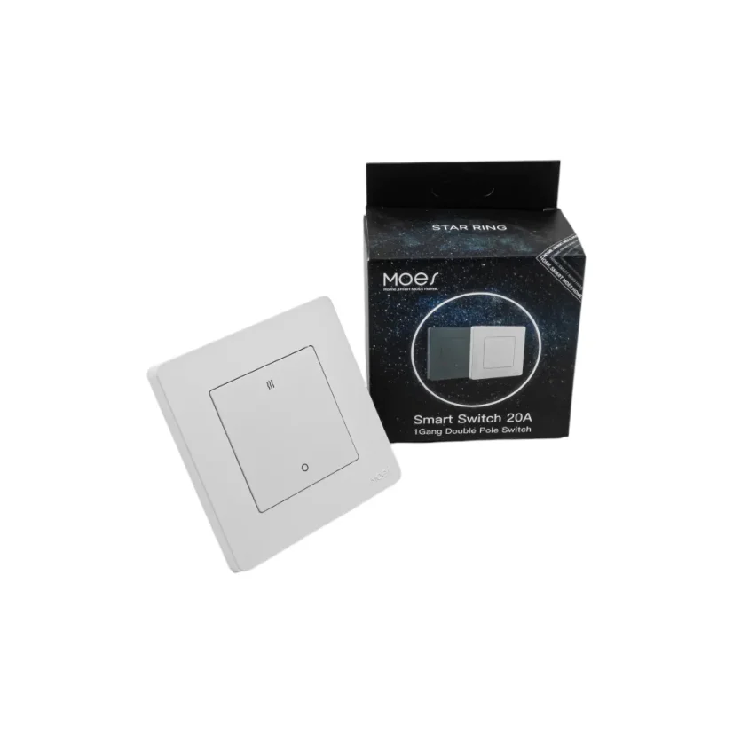 MOES Smart Switch 20A - Zigbee spínač boileru - Barva: Šedá