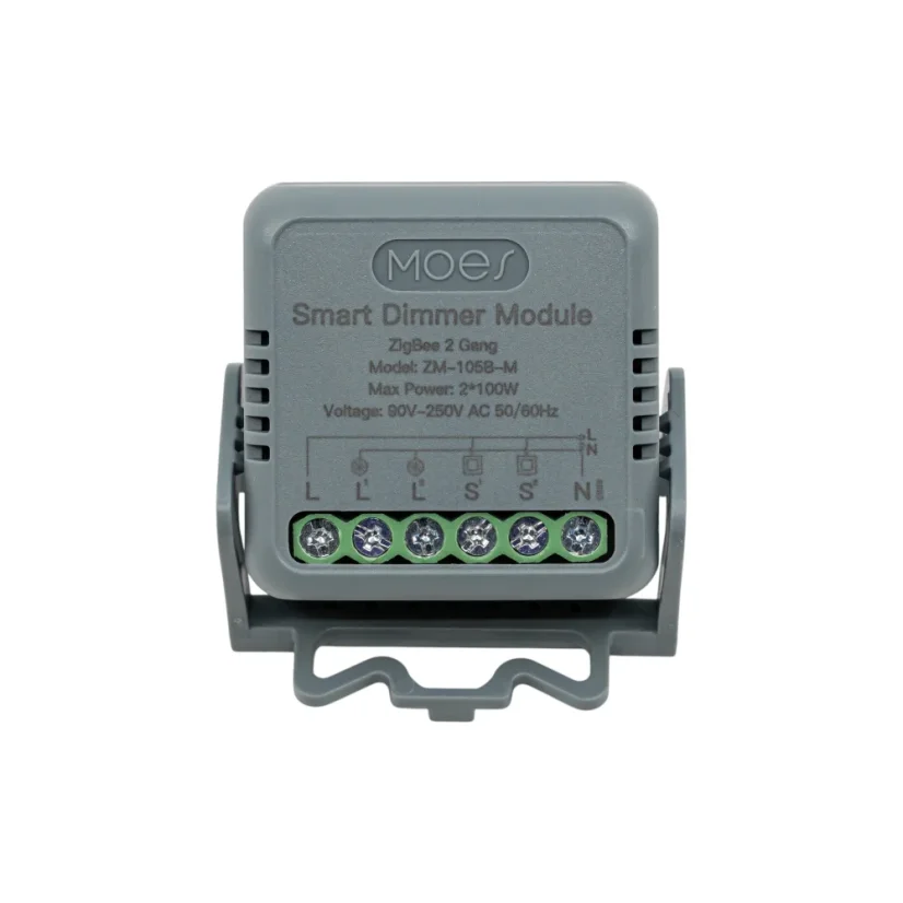 MOES MiNi Smart Dimmer Module - Zigbee chytrý stmívač - Počet spínačů: 2