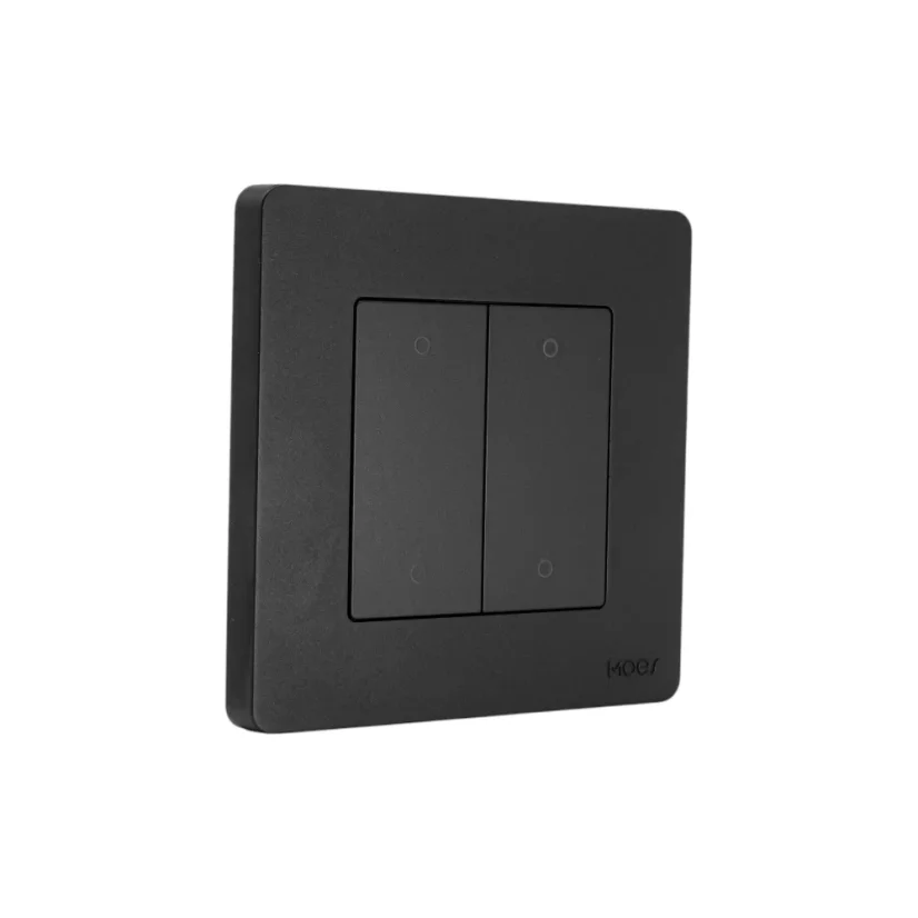 MOES Scene Switch - Zigbee spouštěč scén - Barva: Šedá, Počet spínačů: 4, Stav produktu: Nový