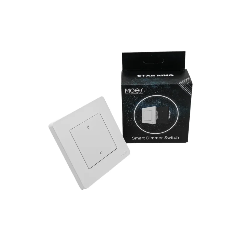 MOES Smart Dimmer Switch - Zigbee chytrý vypínač - Barva: Šedá, Počet spínačů: 3
