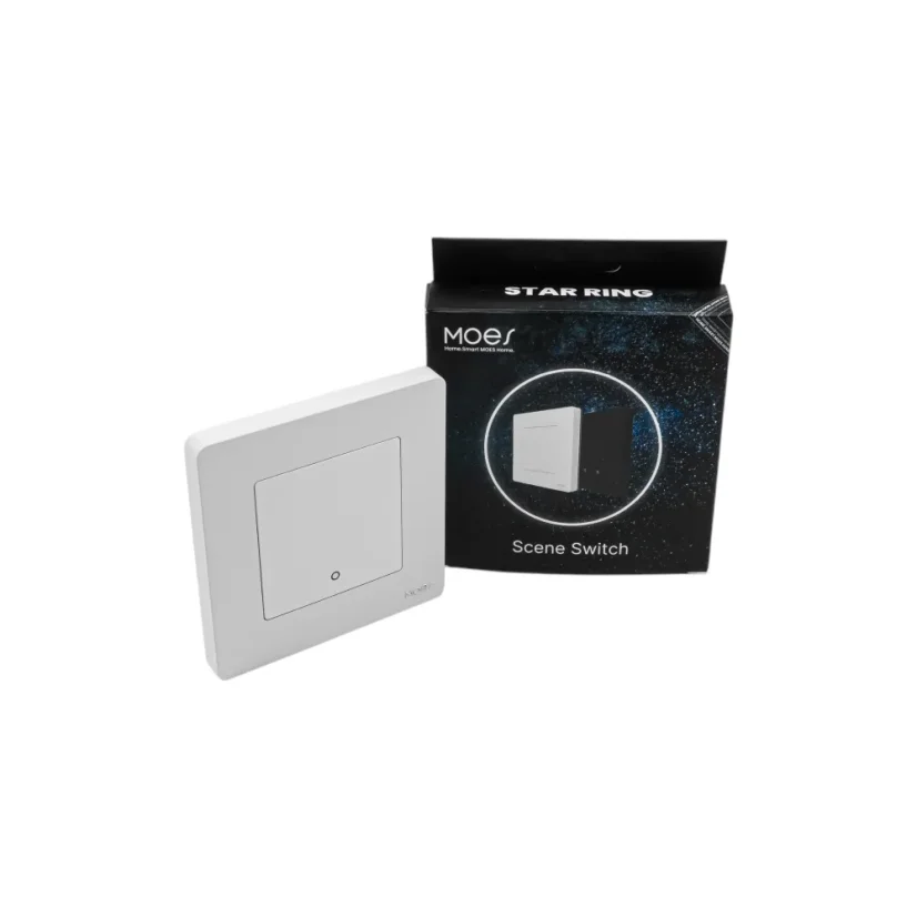 MOES Scene Switch - Zigbee spouštěč scén - Barva: Šedá, Počet spínačů: 3, Stav produktu: Použitý