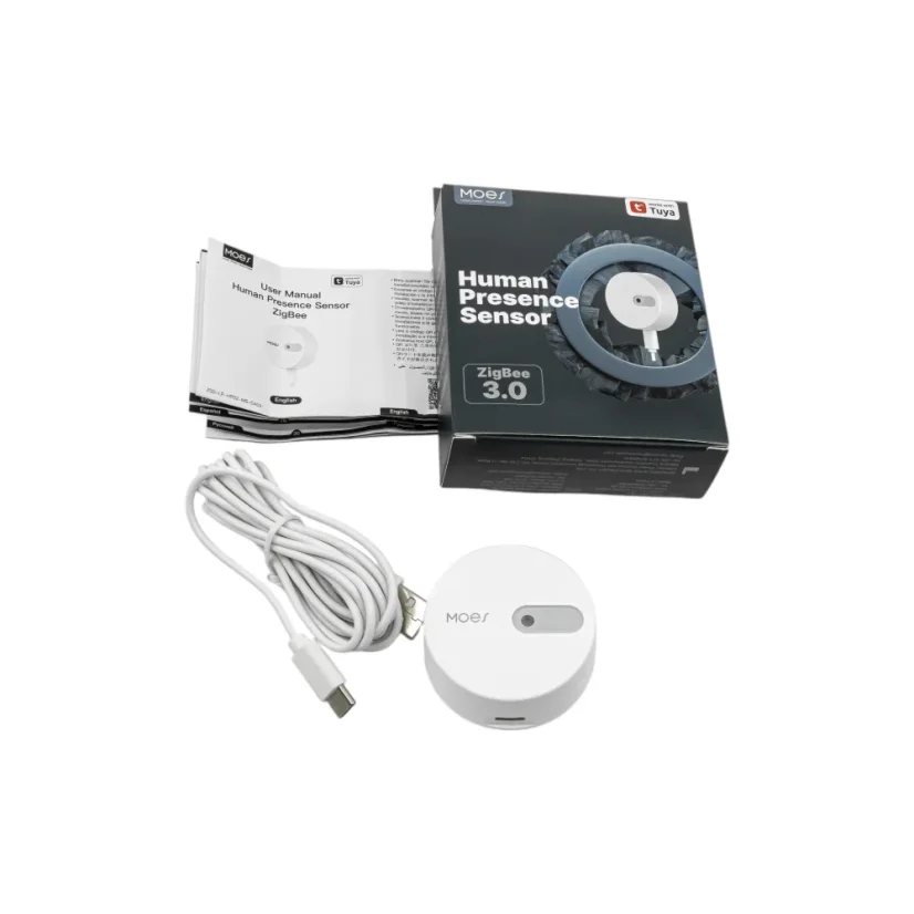 MOES Human Presence Sensor + Light Sensor - Zigbee pohybový senzor