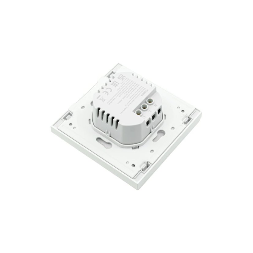 AQARA Smart Wall Switch H1 - Zigbee chytrý vypínač - Barva: Bílá, Neutrální vodič: nevyžaduje "N" vodič, Počet spínačů: 1