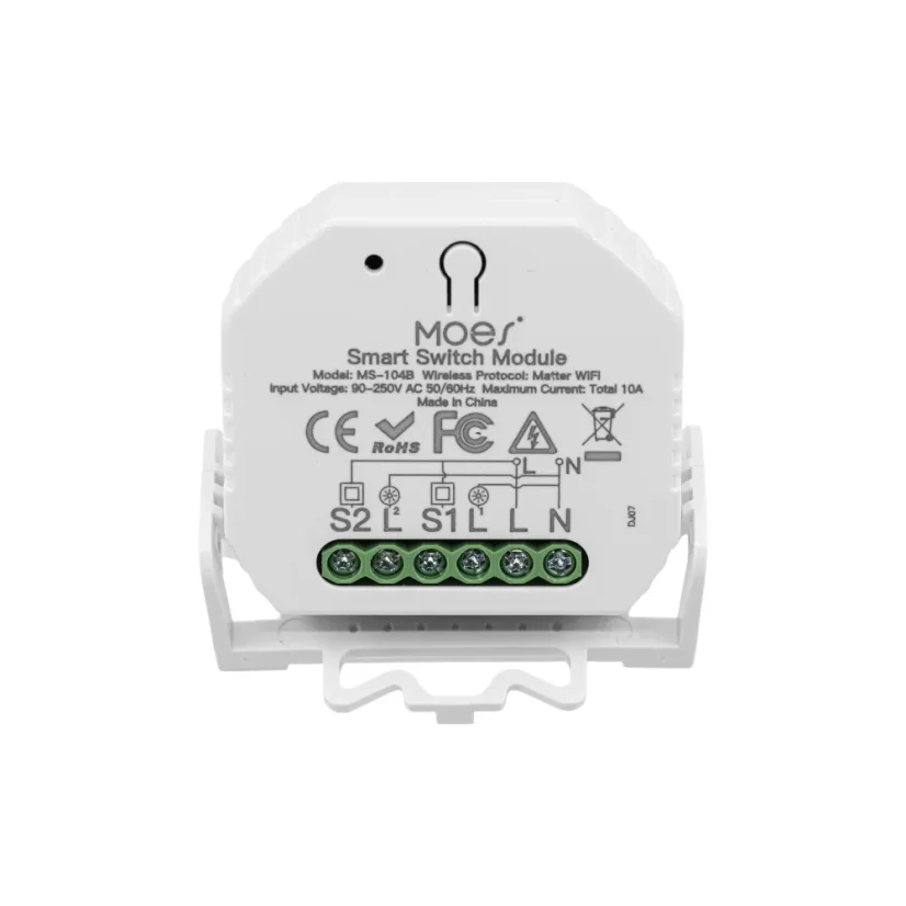 MOES Matter Smart Switch Module - Matter DIY spínač světel