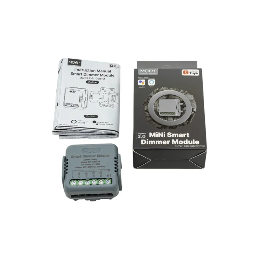 MOES MiNi Smart Dimmer Module - Zigbee chytrý stmívač - Počet spínačů: 1