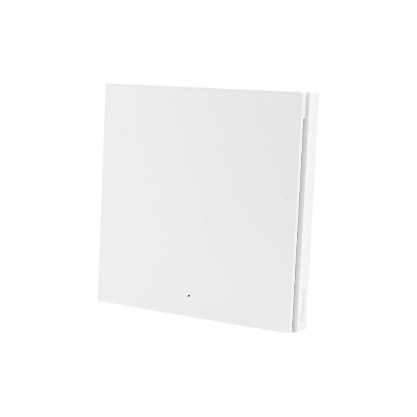 AQARA Smart Wall Switch H1 - Zigbee chytrý vypínač - Barva: Bílá, Neutrální vodič: nevyžaduje "N" vodič, Počet spínačů: 1