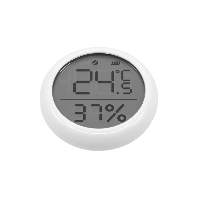MOES Zigbee Temperature Humidity Sensor - chytrý Zigbee teploměr - Tvar: Kulatý