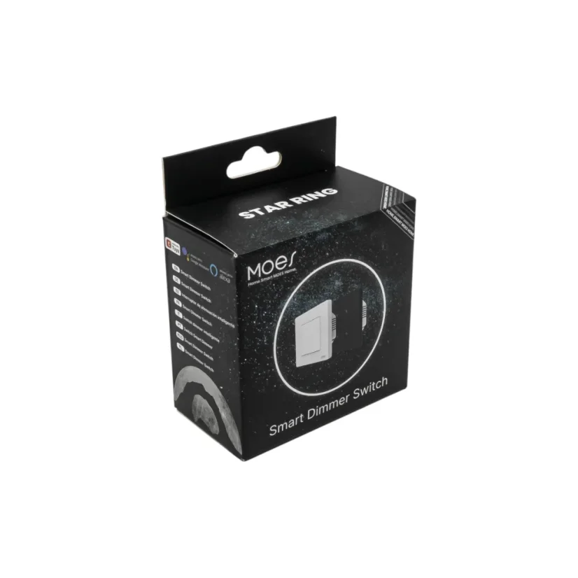 MOES Smart Dimmer Switch - Zigbee chytrý vypínač - Barva: Šedá, Počet spínačů: 3