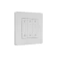 MOES Smart Dimmer Switch - Zigbee chytrý vypínač - Barva: Bílá, Počet spínačů: 3