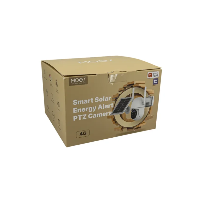 MOES Smart Camera 4G Outdoor - chytrá venkovní kamera 4G se solárním panelem