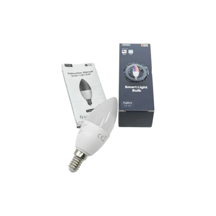 MOES Smart Zigbee E14 Light Bulb - chytrá Zigbee žárovka