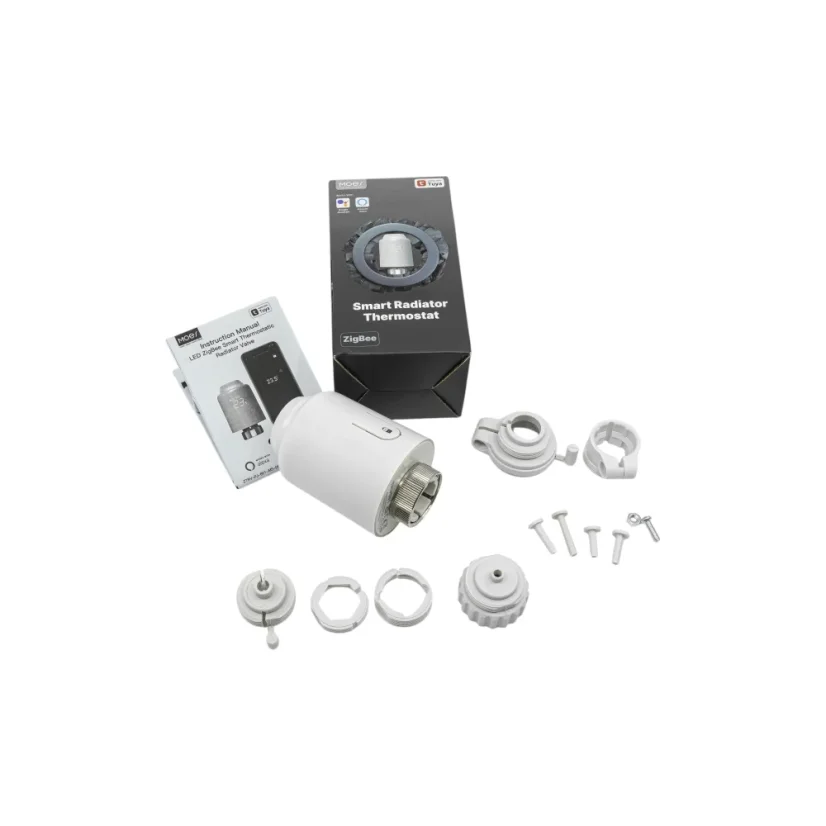 MOES Smart Radiator Thermostat - ZigBee termostatická hlavice