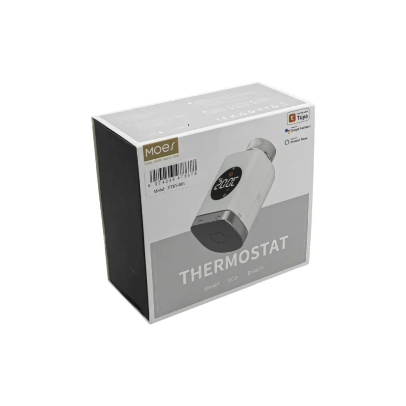 MOES Thermostat - ZigBee termostatická hlavice