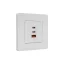 MOES USB Wall Outlet - USB nástěnná nabíječka - Barva: Šedá, Maximální nabíjecí výkon: 30 W, Stav produktu: Nový