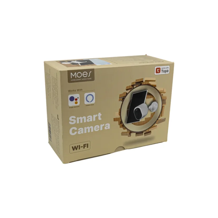MOES Smart Camera 4MP Outdoor - chytrá venkovní kamera 4MP se solárním panelem