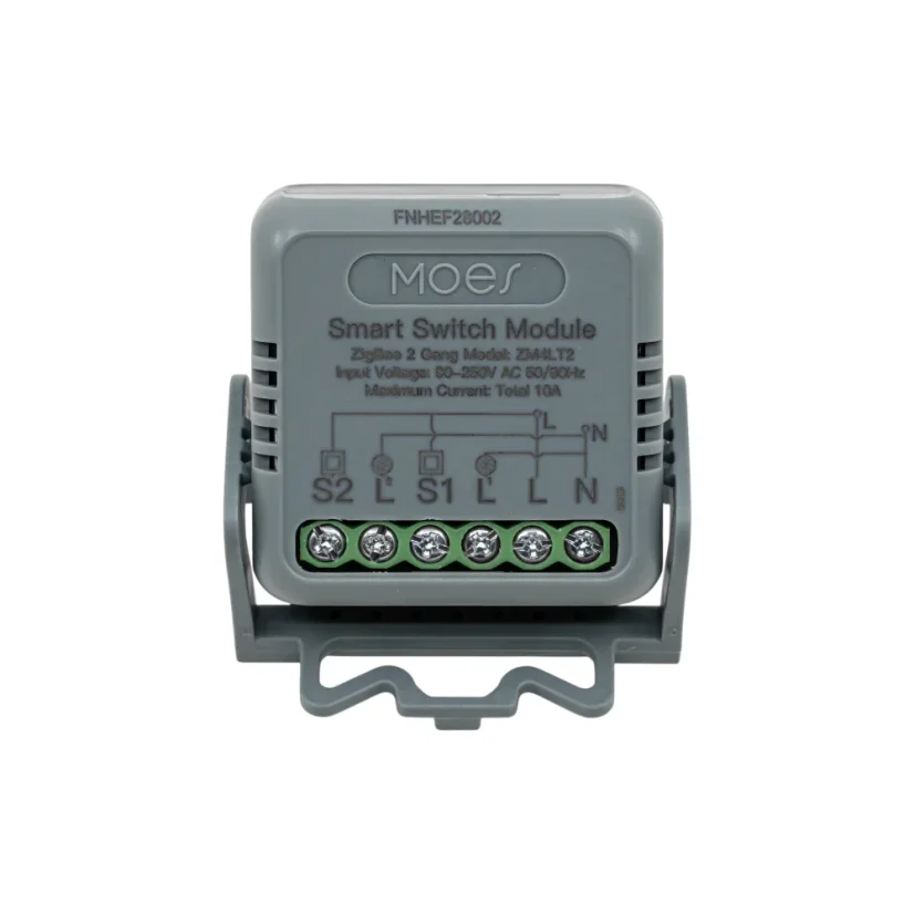 MOES MiNi Smart Switch Module - Zigbee DIY spínač světel - Počet spínačů: 3, Maximální proud: 10 A