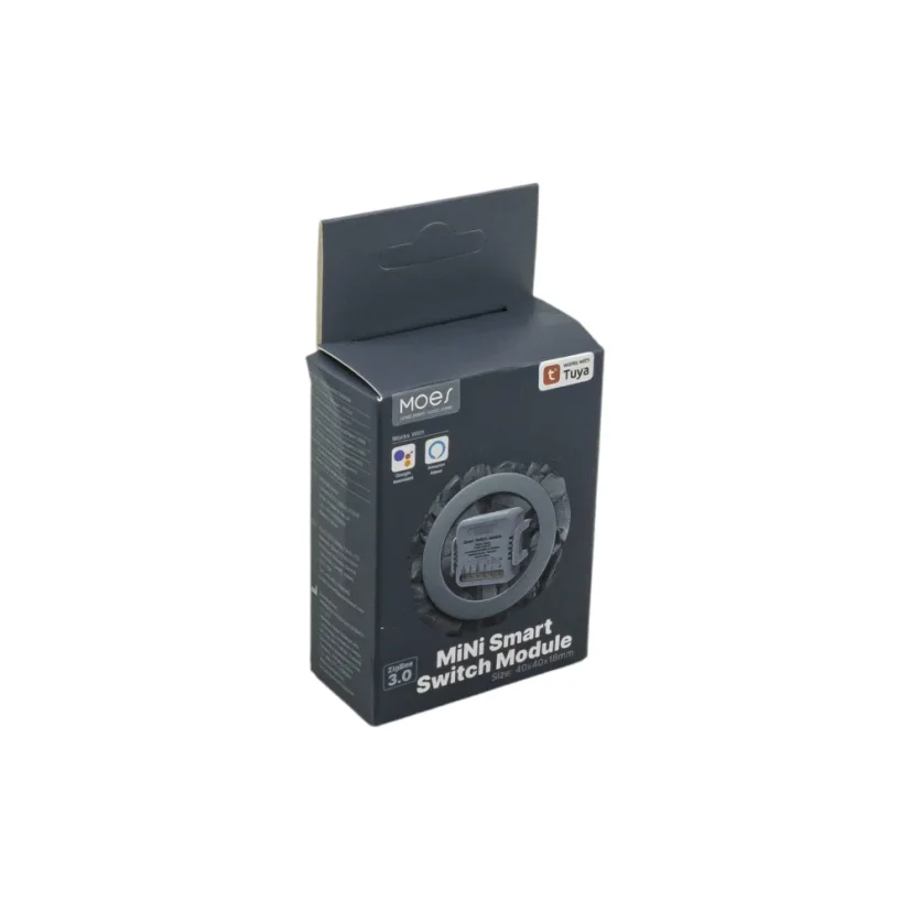 MOES MiNi Smart Switch Module - Zigbee DIY spínač světel - Počet spínačů: 3, Maximální proud: 10 A