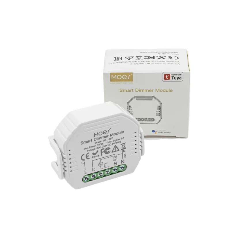 MOES Smart Dimmer Module - Zigbee chytrý stmívač - Počet spínačů: 2