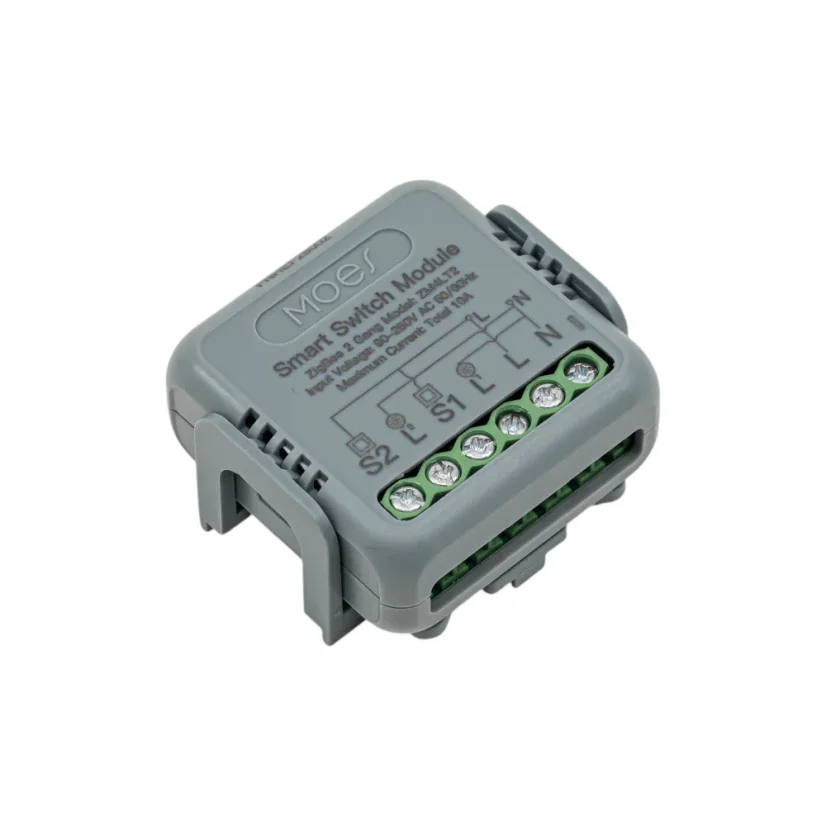 MOES MiNi Smart Switch Module - Zigbee DIY spínač světel - Počet spínačů: 3, Maximální proud: 10 A