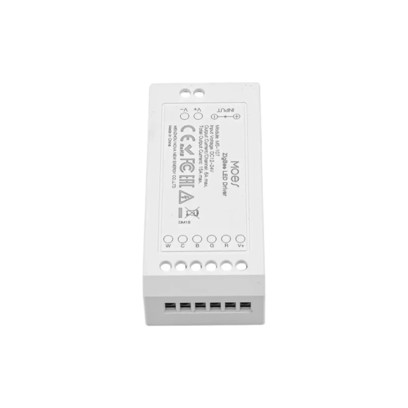MOES ZigBee LED Driver RGB+C+W - Zigbee ovladač pro LED pásek - Stav produktu: Použitý