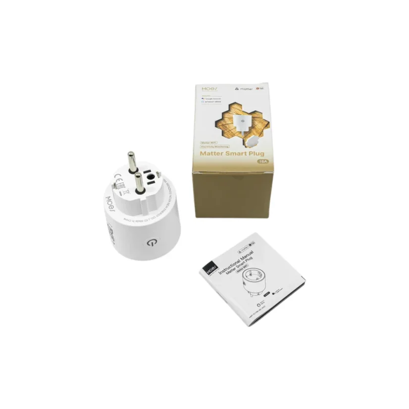 MOES Matter Smart Plug - chytrá Matter zásuvka
