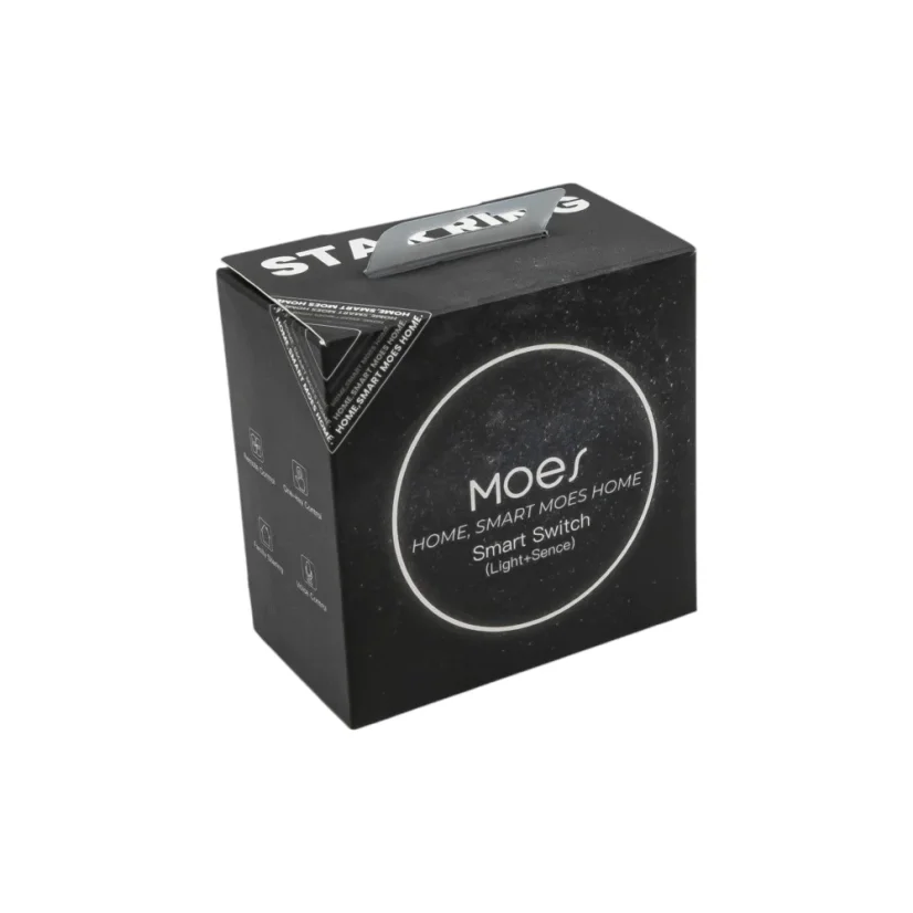 MOES Smart Switch (light+Sence) - Zigbee chytrý vypínač a ovladač scén - Barva: Šedá