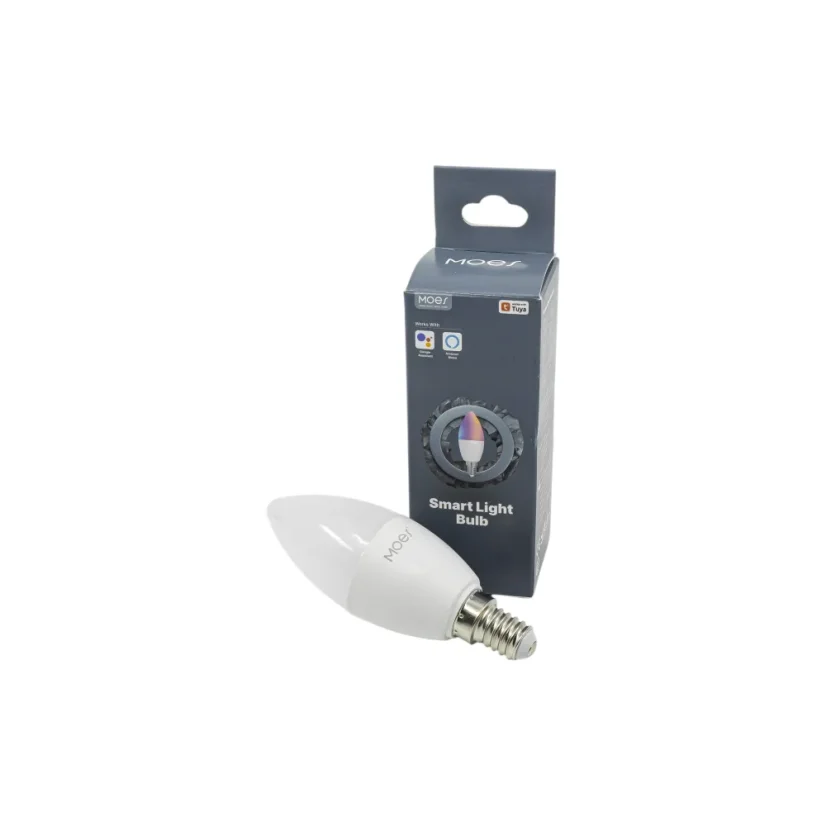 MOES Smart Zigbee E14 Light Bulb - chytrá Zigbee žárovka