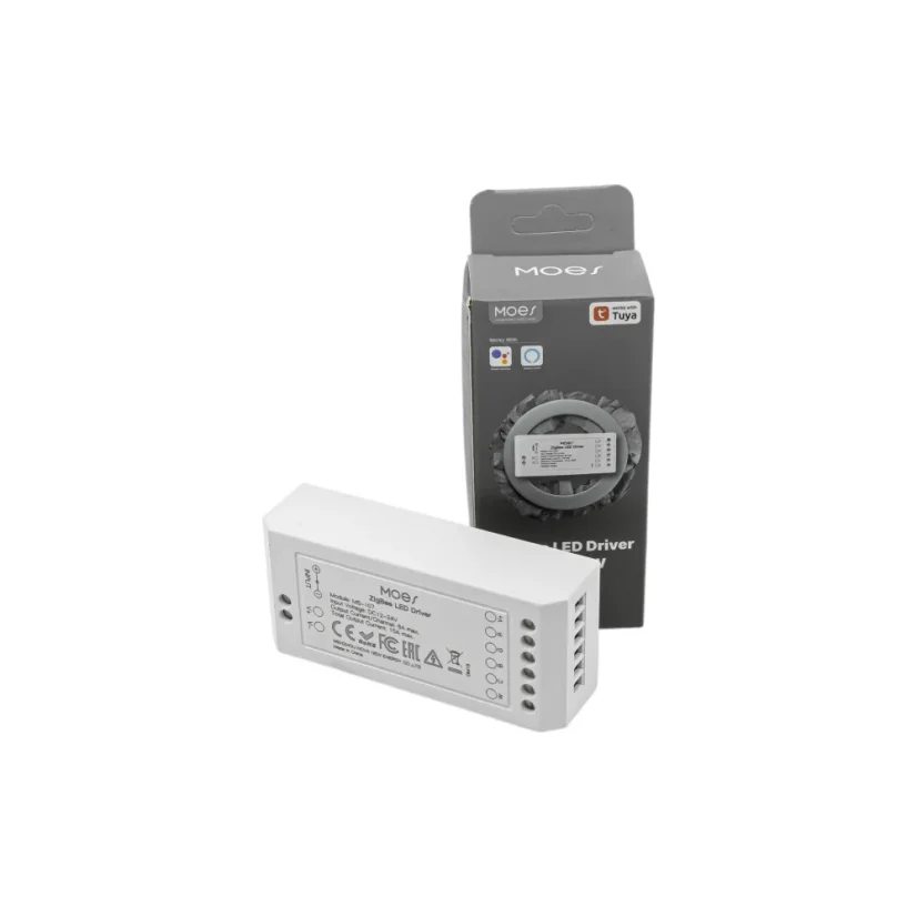 MOES ZigBee LED Driver RGB+C+W - Zigbee ovladač pro LED pásek - Stav produktu: Použitý