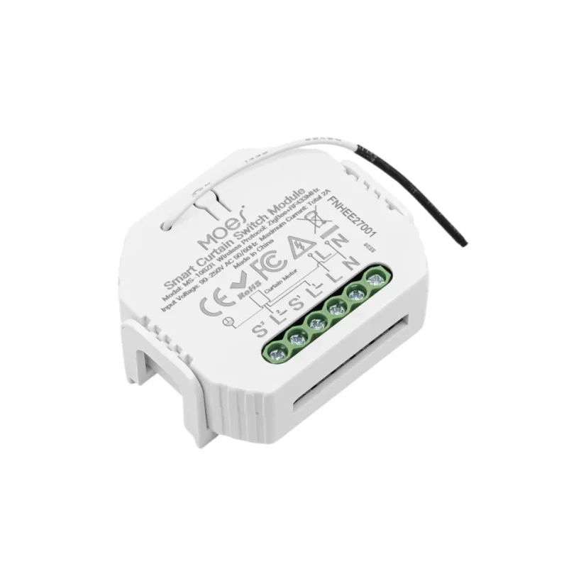 MOES Smart Hidden Curtain Module + RF - Zigbee DIY ovladač rolet