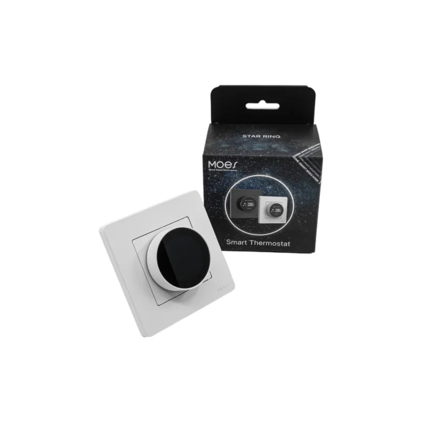 MOES Smart Thermostat - Zigbee chytrý termostat - Barva: Šedá, Typ vytápění: Plynový/vodní kotel (5 A)