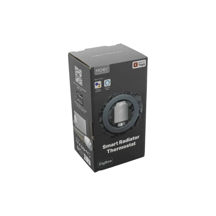 MOES Smart Radiator Thermostat - ZigBee termostatická hlavice
