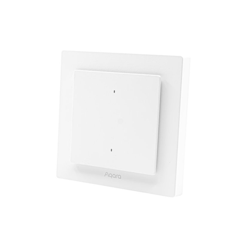 AQARA Light Switch H2 EU - Zigbee chytrý vypínač - Počet spínačů: 2, Stav produktu: Použitý
