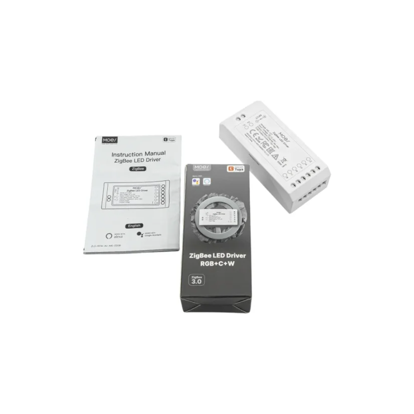 MOES ZigBee LED Driver RGB+C+W - Zigbee ovladač pro LED pásek - Stav produktu: Použitý