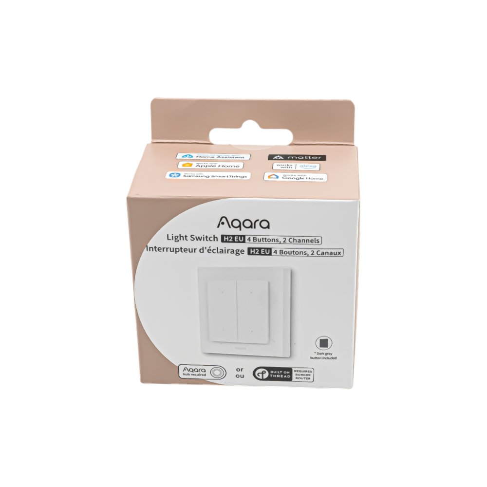 Technický nákres AQARA Light Switch H2 EU